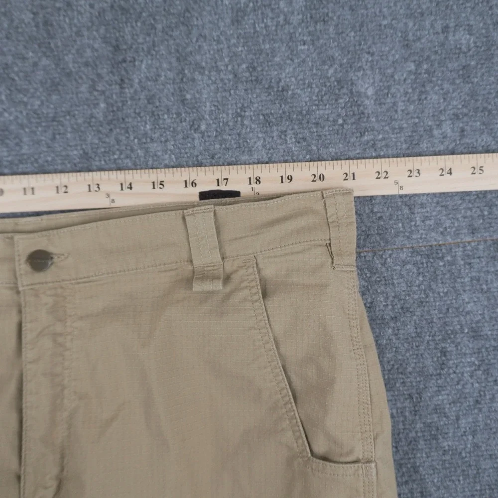 Carhartt Cargo Shorts Mens‎ 40 Tan Ripstop Relaxed Fit Workwear Utility Pockets